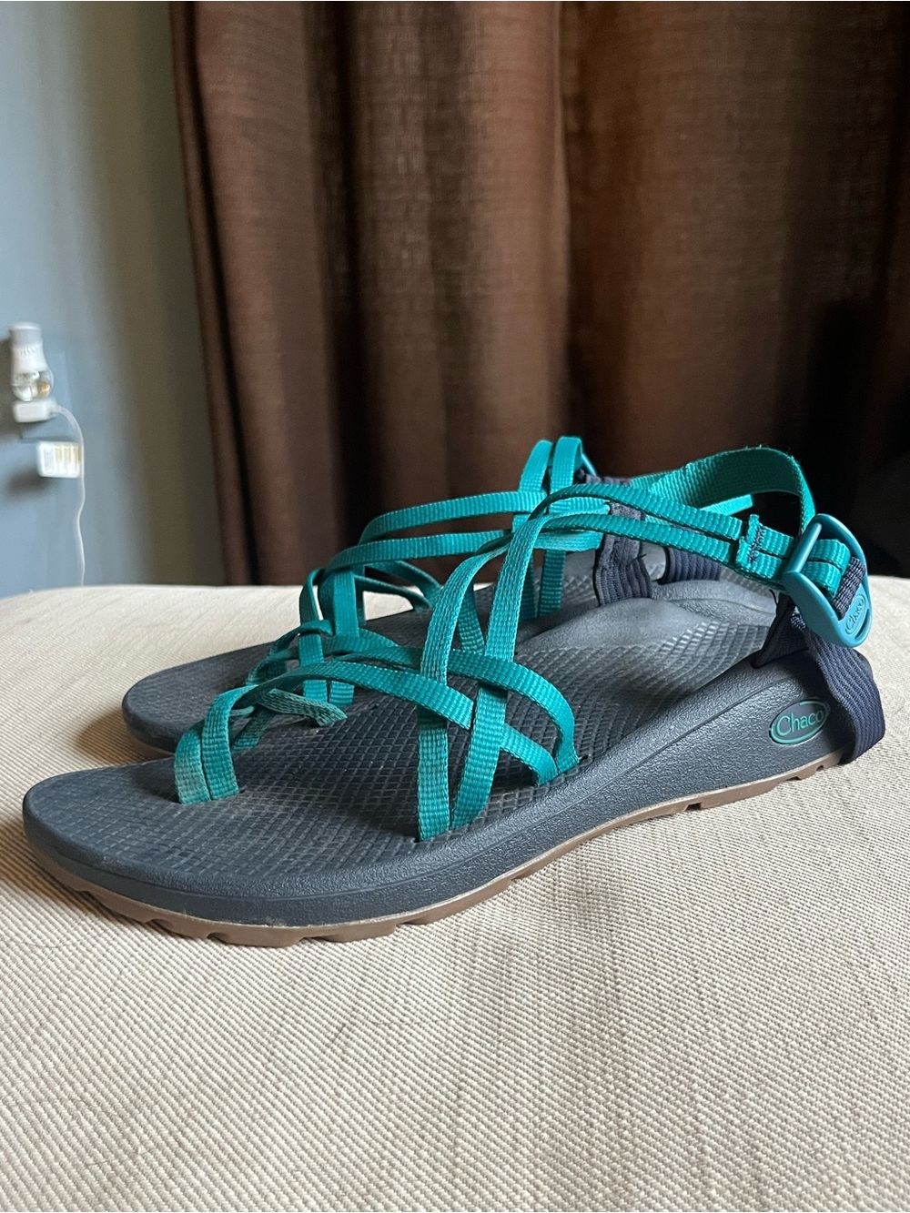 Chaco Women's Teal Strap Sport Sandals